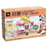 Enlighten 72027 Qman 72027 non  THÀNH PHỐ BĂNG THỎ MEIMEI bộ đồ chơi xếp lắp ráp ghép mô hình Minecraft Game Xây Dựng 285 khối