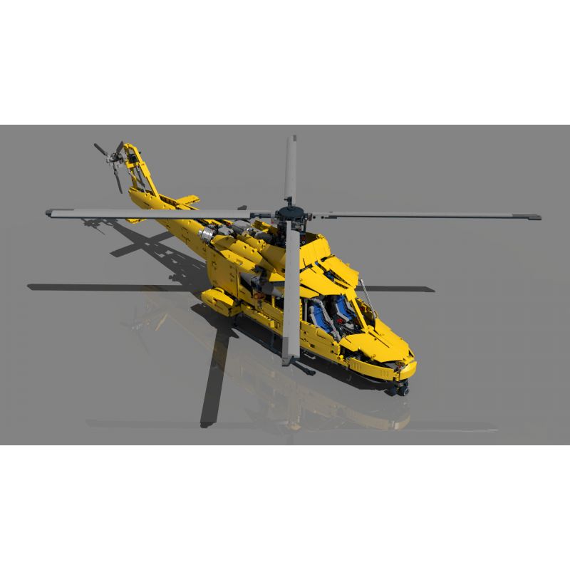 CAROLINE CJ-2006B 2006B CJ2006B CJ-2006A 2006A CJ2006A REBRICKABLE MOC-56765 56765 MOC56765 non  MÁY BAY TRỰC THĂNG CỨU HỘ LỚN bộ đồ chơi xếp lắp ráp ghép mô hình  LARGE HELICOPTER Kỹ Thuật Công Nghệ Cao Mô Hình Phương Tiện 2644 khối