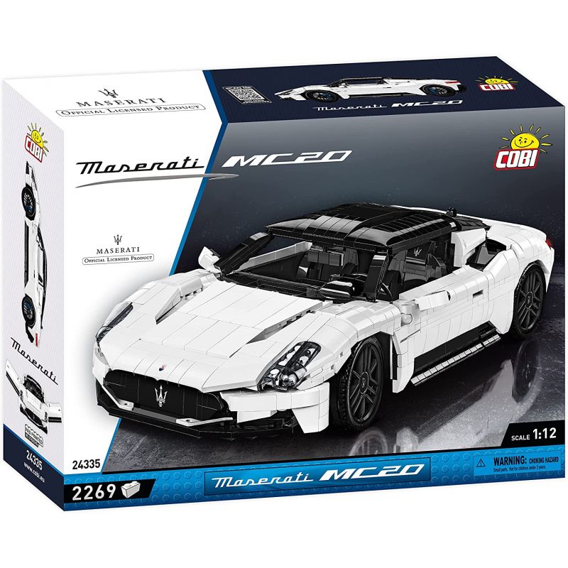 COBI CHARACTER BUILDING 24335 24334 non Lego SIÊU XE ĐIỀU HÀNH MASERATI MC20 tỷ lệ 1:12 bộ đồ chơi xếp lắp ráp ghép mô hình Creator Expert Chuyên Gia Sáng Tạo 2269 khối