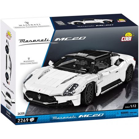 COBI CHARACTER BUILDING 24335 24334 non  SIÊU XE ĐIỀU HÀNH MASERATI MC20 tỷ lệ 1:12 bộ đồ chơi xếp lắp ráp ghép mô hình Creator Expert Chuyên Gia Sáng Tạo 2269 khối