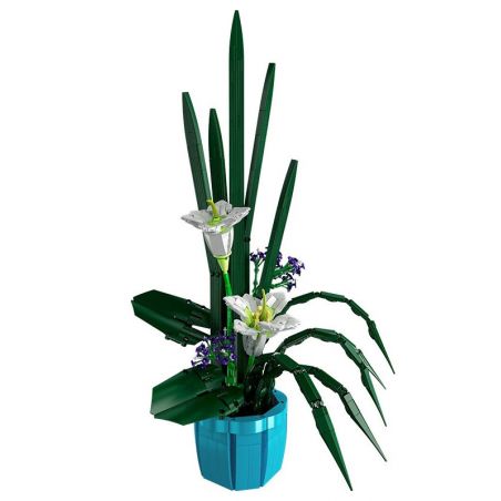 MouldKing 10023 Mould King 10023 non  THẾ GIỚI HOA TIÊN VÂN THƯỢNG·LILY bộ đồ chơi xếp lắp ráp ghép mô hình Flowers FLOWER WORLD FAIRY LILY 1513 khối