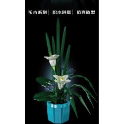 MouldKing 10023 Mould King 10023 non  THẾ GIỚI HOA TIÊN VÂN THƯỢNG·LILY bộ đồ chơi xếp lắp ráp ghép mô hình Flowers FLOWER WORLD FAIRY LILY 1513 khối