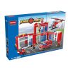 HSANHE 6558 non  SỞ CỨU HỎA bộ đồ chơi xếp lắp ráp ghép mô hình Fire Rescure 807 khối