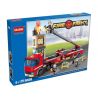 HSANHE CACO 6556 non  TÒA NHÀ LỬA bộ đồ chơi xếp lắp ráp ghép mô hình City FIRE TRUCK Thành Phố 396 khối