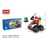 HSANHE 6550 non  MÔ HÌNH LỬA 6 bộ đồ chơi xếp lắp ráp ghép mô hình City Thành Phố 290 khối