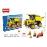 HSANHE CACO 6605 non  XE BEN KỸ THUẬT bộ đồ chơi xếp lắp ráp ghép mô hình City ENGINEER Thành Phố 411 khối