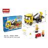 HSANHE CACO 6602 non  KỸ THUẬT XE TRỘN BÊ TÔNG bộ đồ chơi xếp lắp ráp ghép mô hình City ENGINEER Thành Phố 203 khối
