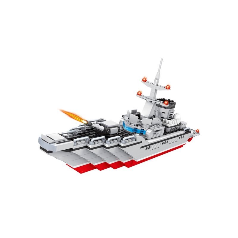 HSANHE CACO 6447 non Lego TÀU KHU TRỤC TÊN LỬA DẪN ĐƯỜNG bộ đồ chơi xếp lắp ráp ghép mô hình 468 khối