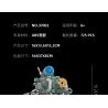 JIESTAR 37002 non  XE TĂNG SV-001 bộ đồ chơi xếp lắp ráp ghép mô hình Metal Slug SV-001 CHARIOT Trò Chơi 725 khối