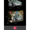 JIESTAR 37002 non  XE TĂNG SV-001 bộ đồ chơi xếp lắp ráp ghép mô hình Metal Slug SV-001 CHARIOT Trò Chơi 725 khối