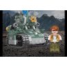 JIESTAR 37002 non  XE TĂNG SV-001 bộ đồ chơi xếp lắp ráp ghép mô hình Metal Slug SV-001 CHARIOT Trò Chơi 725 khối