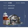 JIESTAR 89154 non  ĐIỂM ĐÓN TẠI SẢNH NHÀ GA bộ đồ chơi xếp lắp ráp ghép mô hình Modular Buildings THE MEETING POINT Mô Hình Nhà Cửa 2720 khối