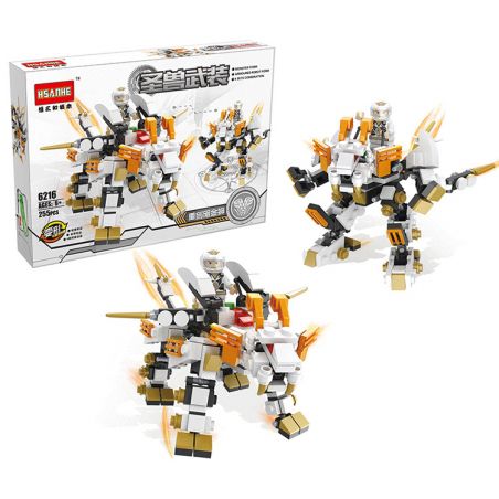 HSANHE CACO 6223 6224 6225 6216 6217 6218 6219 6220 6221 6222 non  THÁNH THÚ VŨ TRANG bộ đồ chơi xếp lắp ráp ghép mô hình Creator Sáng Tạo 255 khối