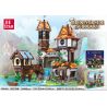JIESTAR 89149 non  HỌC GIẢ VEN SÔNG bộ đồ chơi xếp lắp ráp ghép mô hình Modular Buildings THE RIVERSIDE SCHOLARS Mô Hình Nhà Cửa 2488 khối