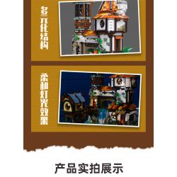 JIESTAR 89149 non  HỌC GIẢ VEN SÔNG bộ đồ chơi xếp lắp ráp ghép mô hình Modular Buildings THE RIVERSIDE SCHOLARS Mô Hình Nhà Cửa 2488 khối