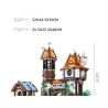 JIESTAR 89149 non  HỌC GIẢ VEN SÔNG bộ đồ chơi xếp lắp ráp ghép mô hình Modular Buildings THE RIVERSIDE SCHOLARS Mô Hình Nhà Cửa 2488 khối