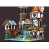 JIESTAR 89149 non  HỌC GIẢ VEN SÔNG bộ đồ chơi xếp lắp ráp ghép mô hình Modular Buildings THE RIVERSIDE SCHOLARS Mô Hình Nhà Cửa 2488 khối