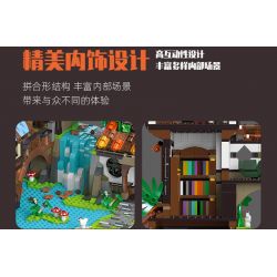 JIESTAR 89149 non  HỌC GIẢ VEN SÔNG bộ đồ chơi xếp lắp ráp ghép mô hình Modular Buildings THE RIVERSIDE SCHOLARS Mô Hình Nhà Cửa 2488 khối