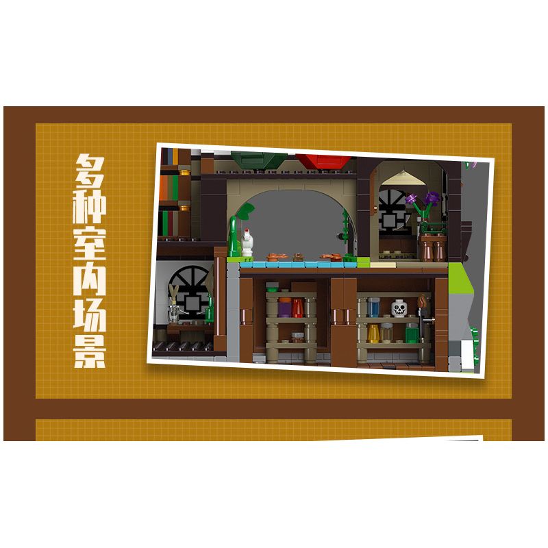 JIESTAR 89149 non  HỌC GIẢ VEN SÔNG bộ đồ chơi xếp lắp ráp ghép mô hình Modular Buildings THE RIVERSIDE SCHOLARS Mô Hình Nhà Cửa 2488 khối