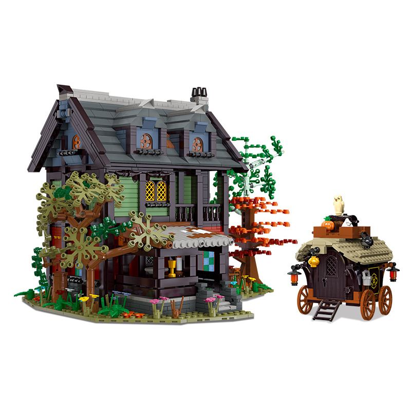 JIESTAR 89148 non Lego NHÀ TRỌ THỜI TRUNG CỔ bộ đồ chơi xếp lắp ráp ghép mô hình AMEDIEVA INN 2710 khối