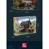 JIESTAR 89148 non  NHÀ TRỌ THỜI TRUNG CỔ bộ đồ chơi xếp lắp ráp ghép mô hình AMEDIEVA INN 2710 khối
