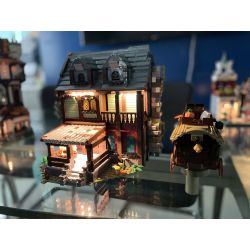 JIESTAR 89148 non  NHÀ TRỌ THỜI TRUNG CỔ bộ đồ chơi xếp lắp ráp ghép mô hình AMEDIEVA INN 2710 khối