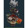 JIESTAR 89148 non  NHÀ TRỌ THỜI TRUNG CỔ bộ đồ chơi xếp lắp ráp ghép mô hình AMEDIEVA INN 2710 khối