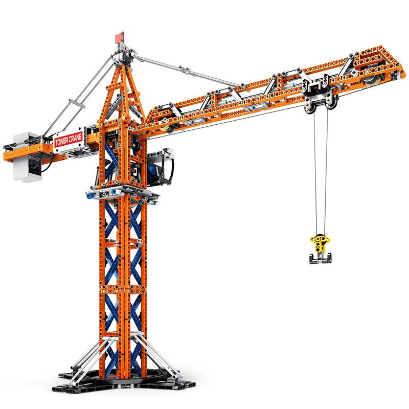 REOBRIX 22013 non Lego CẨU THÁP bộ đồ chơi xếp lắp ráp ghép mô hình Technic TOWER CRANE Kỹ Thuật Công Nghệ Cao Mô Hình Phương Tiện 1288 khối