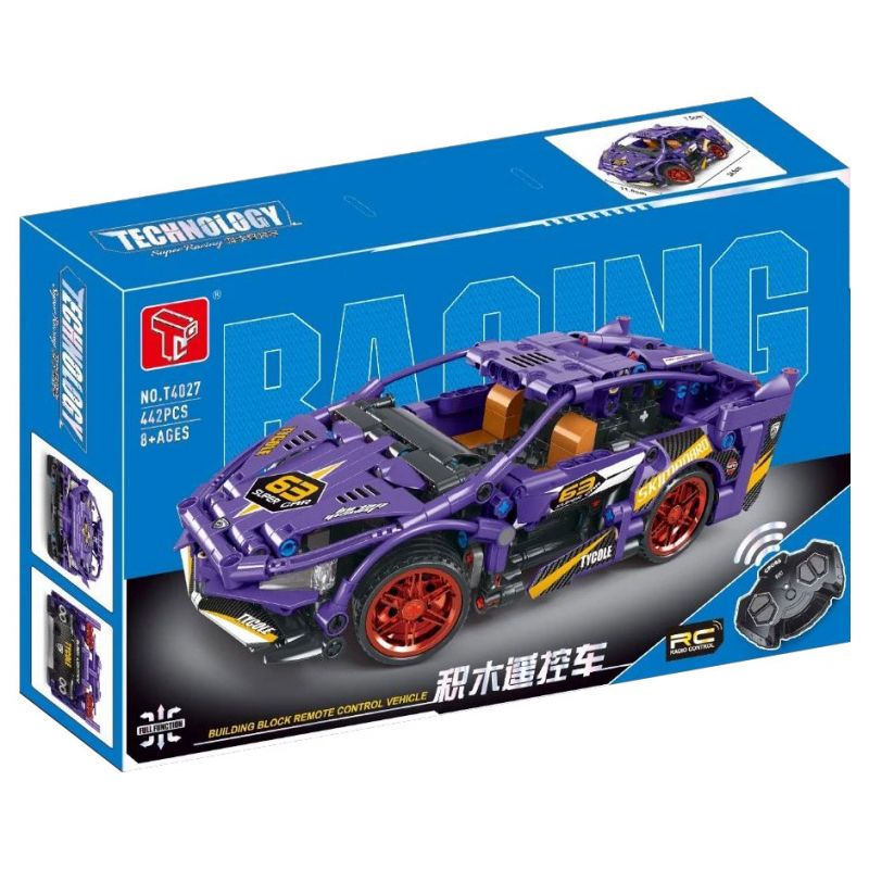 TA GAOLE T4027 4027 non  XE ĐIỀU KHIỂN TỪ XA bộ đồ chơi xếp lắp ráp ghép mô hình  Kỹ Thuật Công Nghệ Cao Mô Hình Phương Tiện 442 khối