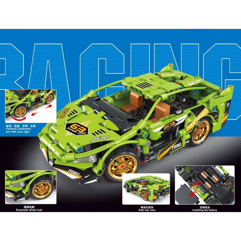 TA GAOLE T4027 4027 non  XE ĐIỀU KHIỂN TỪ XA bộ đồ chơi xếp lắp ráp ghép mô hình  Kỹ Thuật Công Nghệ Cao Mô Hình Phương Tiện 442 khối