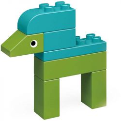 XIAOMI MITU MI ONEBOT MTDJM01IQI 01IQI non  THIÊN ĐƯỜNG ĐỘNG VẬT HẠT LỚN MI RABBIT bộ đồ chơi xếp lắp ráp ghép mô hình  Khối Lớn 61 khối