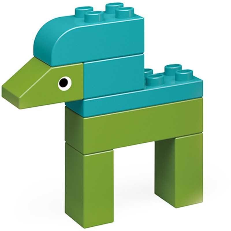 XIAOMI MITU MI ONEBOT MTDJM01IQI 01IQI non  THIÊN ĐƯỜNG ĐỘNG VẬT HẠT LỚN MI RABBIT bộ đồ chơi xếp lắp ráp ghép mô hình  Khối Lớn 61 khối