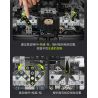 CADA DOUBLEE C61048 61048 non  BÓNG MA THỤY ĐIỂN FANTASMA tỷ lệ 1:8 bộ đồ chơi xếp lắp ráp ghép mô hình FANTASMA SPORTS CAR 4346 khối