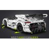 CADA DOUBLEE C61048 61048 non  BÓNG MA THỤY ĐIỂN FANTASMA tỷ lệ 1:8 bộ đồ chơi xếp lắp ráp ghép mô hình FANTASMA SPORTS CAR 4346 khối