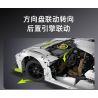 CADA DOUBLEE C61048 61048 non  BÓNG MA THỤY ĐIỂN FANTASMA tỷ lệ 1:8 bộ đồ chơi xếp lắp ráp ghép mô hình FANTASMA SPORTS CAR 4346 khối