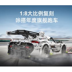 CADA DOUBLEE C61048 61048 non  BÓNG MA THỤY ĐIỂN FANTASMA tỷ lệ 1:8 bộ đồ chơi xếp lắp ráp ghép mô hình FANTASMA SPORTS CAR 4346 khối