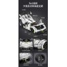CADA DOUBLEE C61048 61048 non  BÓNG MA THỤY ĐIỂN FANTASMA tỷ lệ 1:8 bộ đồ chơi xếp lắp ráp ghép mô hình FANTASMA SPORTS CAR 4346 khối