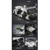 CADA DOUBLEE C61048 61048 non  BÓNG MA THỤY ĐIỂN FANTASMA tỷ lệ 1:8 bộ đồ chơi xếp lắp ráp ghép mô hình FANTASMA SPORTS CAR 4346 khối