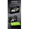 CADA DOUBLEE C61048 61048 non  BÓNG MA THỤY ĐIỂN FANTASMA tỷ lệ 1:8 bộ đồ chơi xếp lắp ráp ghép mô hình FANTASMA SPORTS CAR 4346 khối