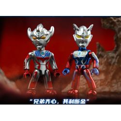 Enlighten 75014 Qman 75014 non  ULTRA HERO PHIÊN BẢN FLASH SPACE GUARD THỨ 2 V1 POCKET MAN bộ đồ chơi xếp lắp ráp ghép mô hình