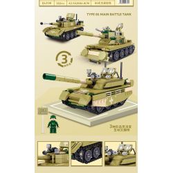 ZHEGAO QL2138 2138 non  XE TĂNG CHIẾN ĐẤU CHỦ LỰC KIỂU 85 bộ đồ chơi xếp lắp ráp ghép mô hình Military Army TYPE 85 MAIN BATTLE TANK Quân Sự Bộ Đội 302 khối