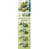 ZHEGAO QL2133 2133 non  MINI LONG GUN TANK 4 KẾT HỢP bộ đồ chơi xếp lắp ráp ghép mô hình Military Army Quân Sự Bộ Đội 654 khối