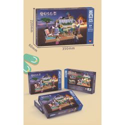 ZHEGAO 00415 non  TRÀ MEME MÙA HÈ bộ đồ chơi xếp lắp ráp ghép mô hình Creator SUMMER TEA Sáng Tạo 836 khối