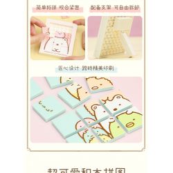 Enlighten 77018 Qman 77018 non  HỘP XẾP HÌNH NHỎ 6 LOẠI bộ đồ chơi xếp lắp ráp ghép mô hình