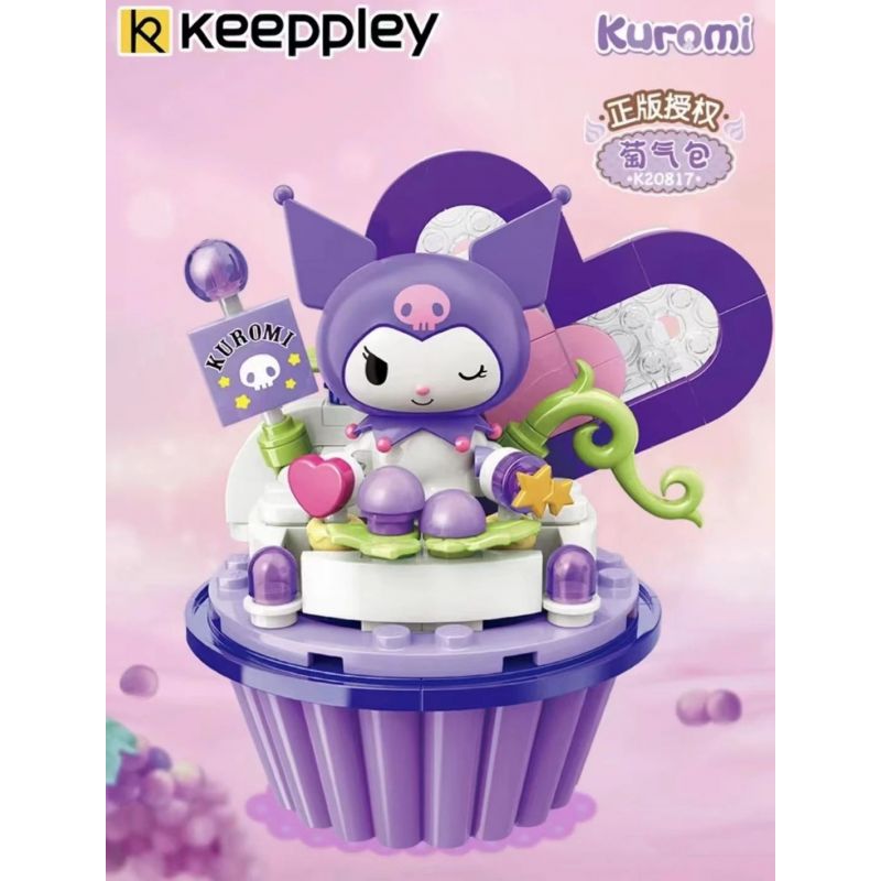 KEEPPLEY K20817 20817 non  GÓI NHO KUROMI bộ đồ chơi xếp lắp ráp ghép mô hình Creator Sáng Tạo