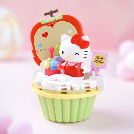KEEPPLEY K20813 20813 non  HELLO KITTY MAY PING ĐƯỢC AN TOÀN bộ đồ chơi xếp lắp ráp ghép mô hình