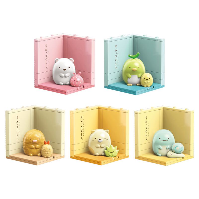 Enlighten 77011 Qman 77011 non  SINH VẬT GÓC 5 PHONG CÁCH bộ đồ chơi xếp lắp ráp ghép mô hình Creator Sáng Tạo