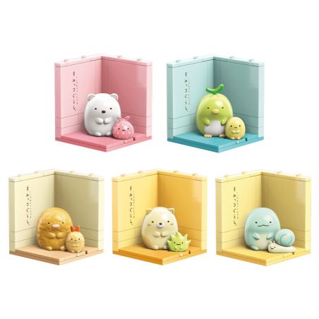 Enlighten 77011 Qman 77011 non  SINH VẬT GÓC 5 PHONG CÁCH bộ đồ chơi xếp lắp ráp ghép mô hình Creator Sáng Tạo