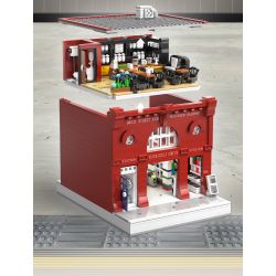 CADA DOUBLEE C66008 66008 non  GA TÀU ĐIỆN NGẦM LUÂN ĐÔN bộ đồ chơi xếp lắp ráp ghép mô hình Modular Buildings LONDON UNDERGROUND Mô Hình Nhà Cửa 1836 khối