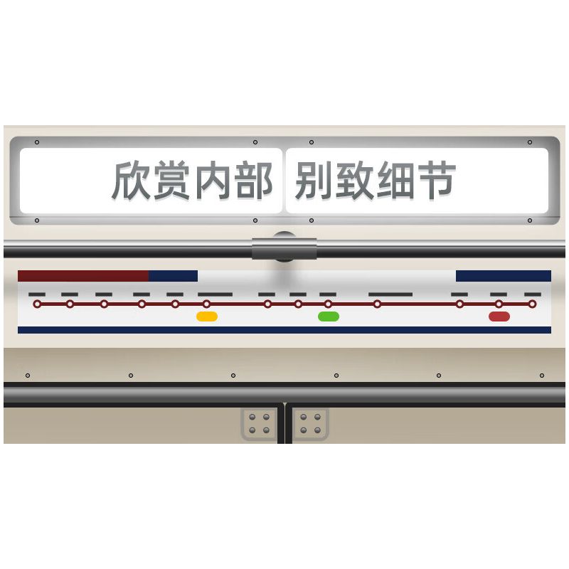 CADA DOUBLEE C66008 66008 non  GA TÀU ĐIỆN NGẦM LUÂN ĐÔN bộ đồ chơi xếp lắp ráp ghép mô hình Modular Buildings LONDON UNDERGROUND Mô Hình Nhà Cửa 1836 khối